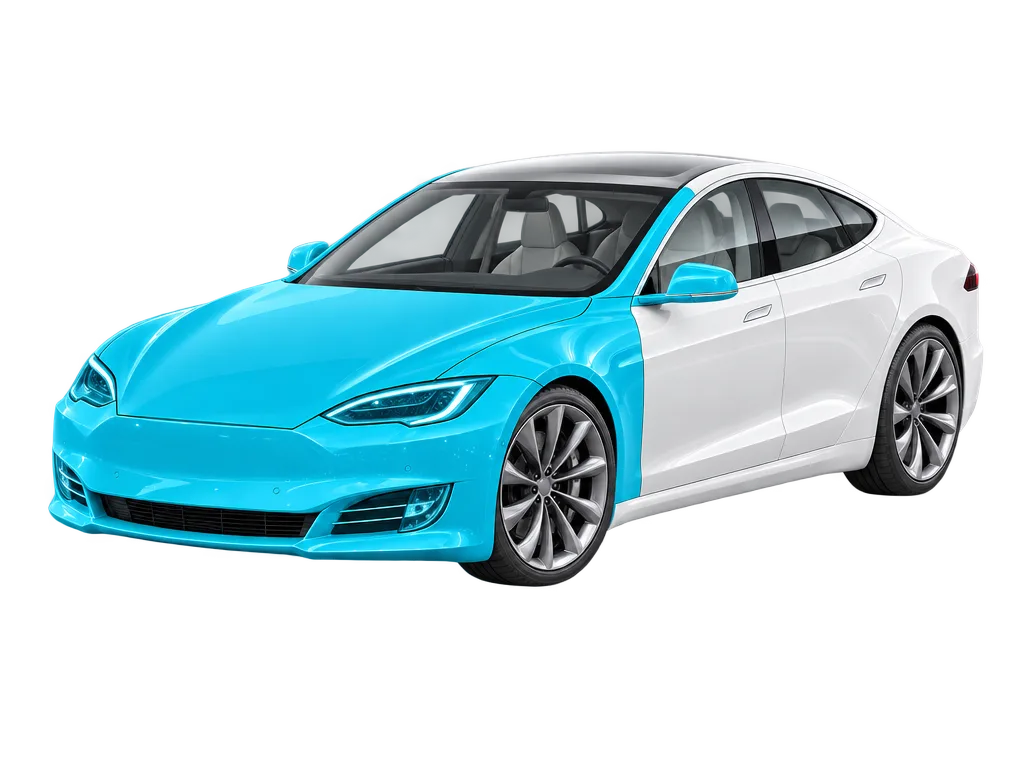 Full front paint protection film coverage