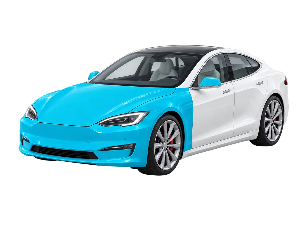 Partial front paint protection film coverage